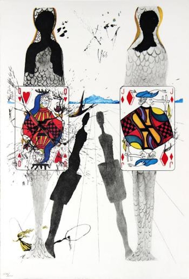 The queen's croquet ground ,
1969 by Salvador Dali