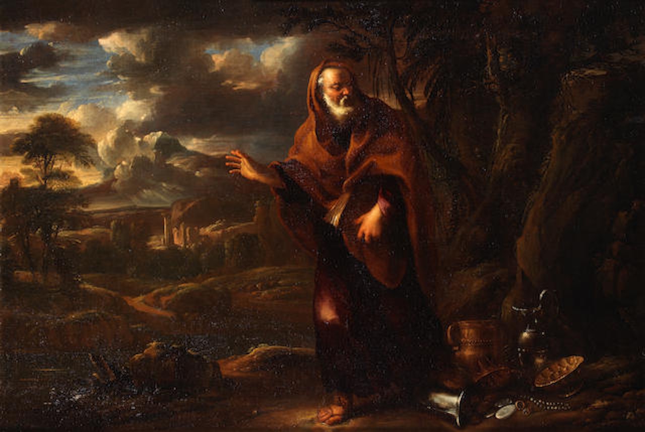 Diogenes by Roman School
