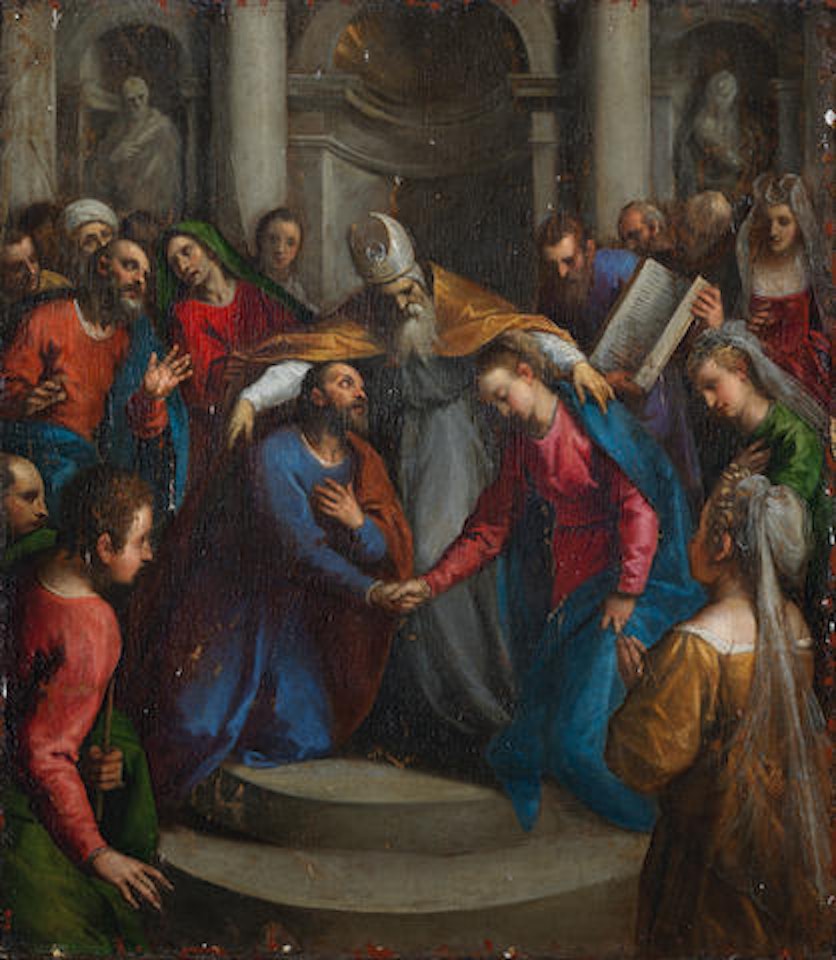 The Marriage of the Virgin by Jacopo Palma il Giovane