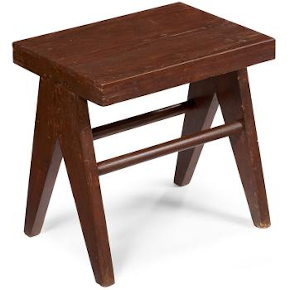 Low stool or occasional table ,
Circa
1955 by Pierre Jeanneret