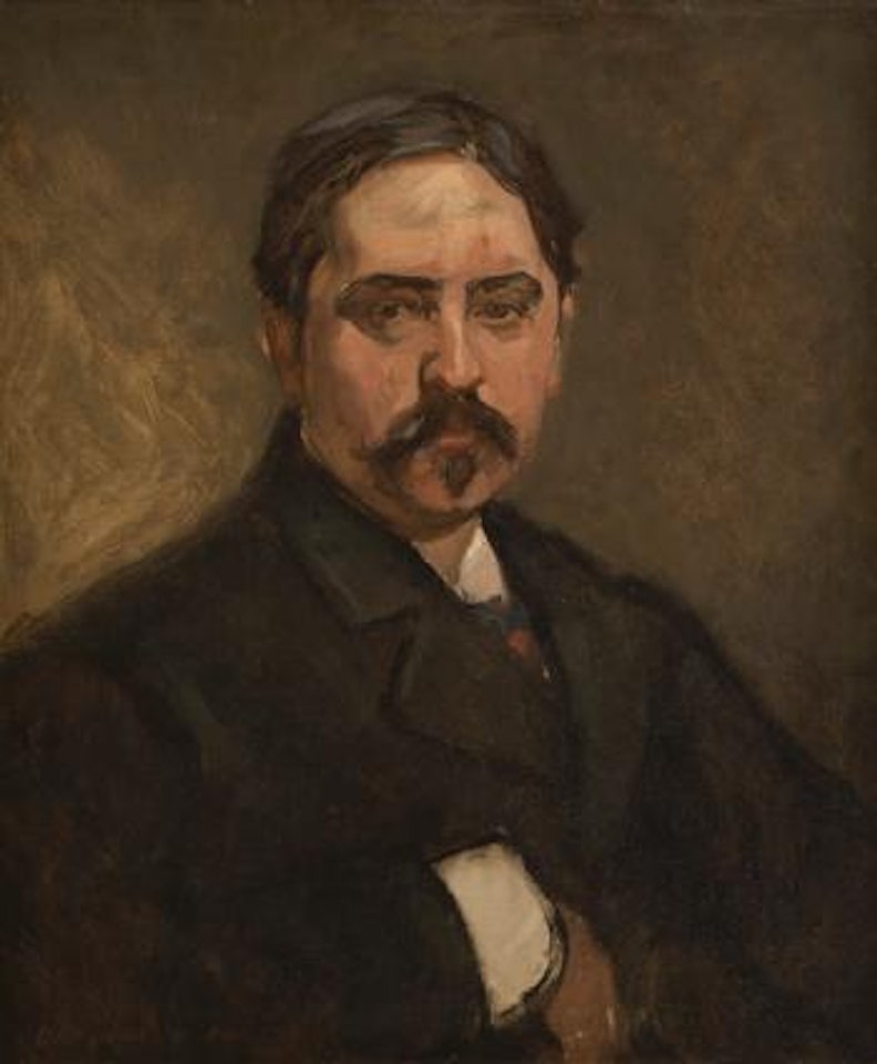 Portrait of a gentleman, possibly the artist's self portrait ,
1896 by Robert Henri