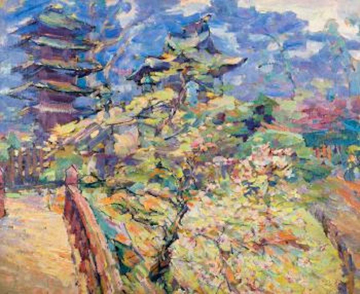 Japanese Tea House, Golden Gate Park, San Francisco, California , by Joseph Raphael