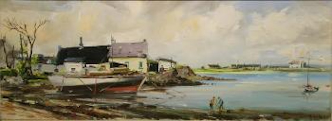 Groomsport Harbour , by Kenneth Webb