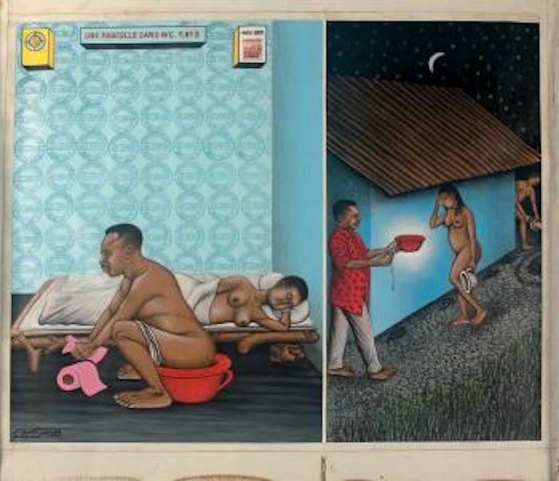 Une parcelle sans WC ,
1998 by Chéri Samba