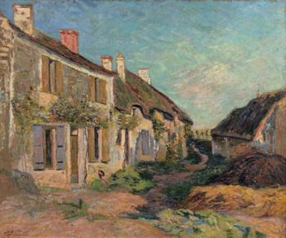 Le hameau à Damiette ,
Circa
1888 by Armand Guillaumin