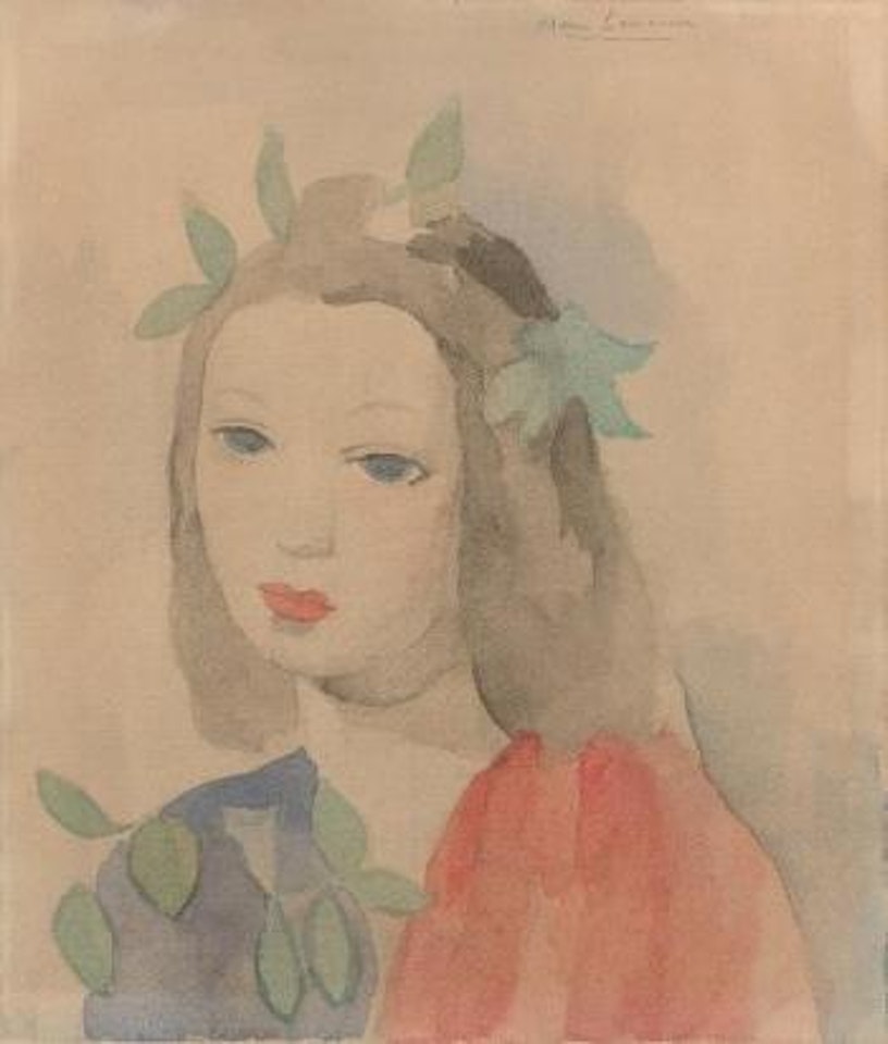 Jeune fille , by Marie Laurencin