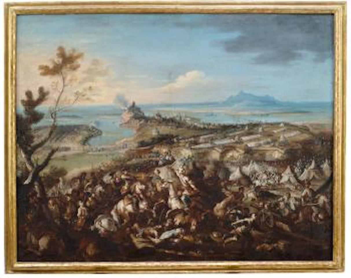 Die Schlacht Von Belgrad Im Sommer 1717 Zwischen Den Österreichischen Und Osmanischen Truppen , by Neapolitan School