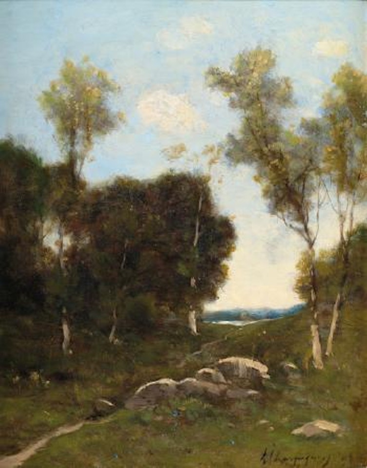 Landschaft Bei Barbizon ,
1898 by Henri Harpignies