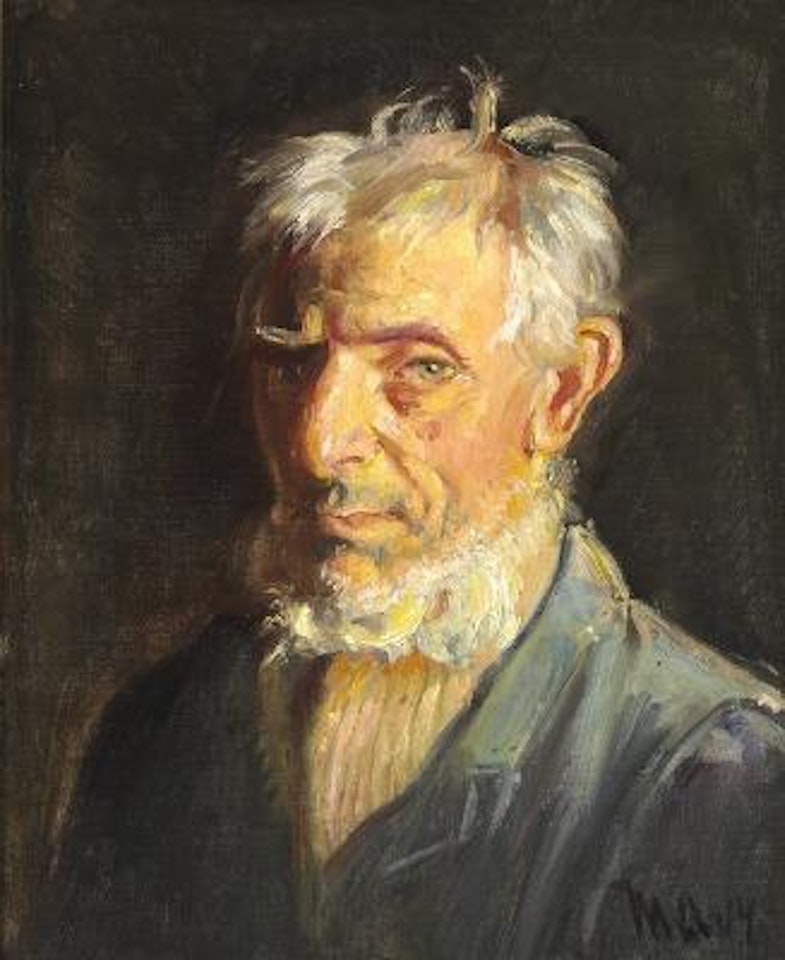 Bearded fisherman from Skagen ,
1914 by Michael Ancher