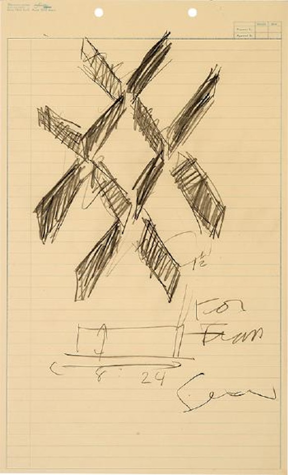 Untitled ,
Circa
1973 by Richard Serra