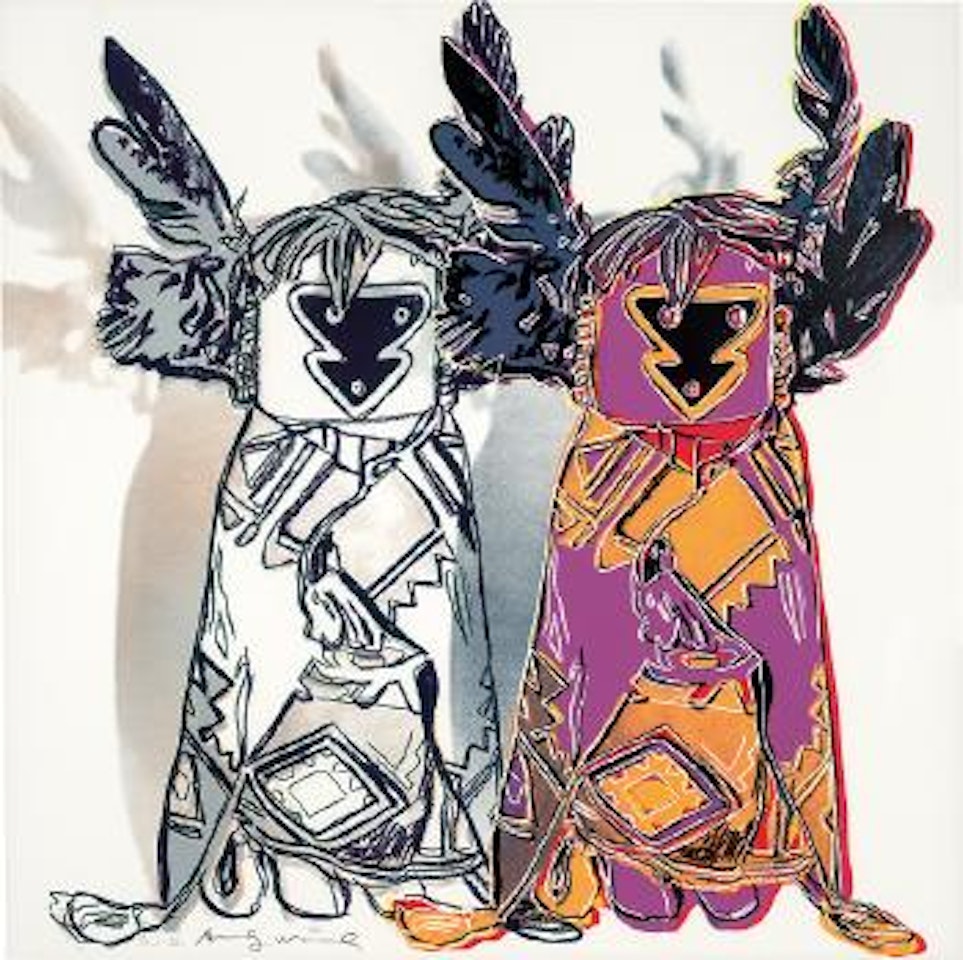 Kachina dolls ,
1986 by Andy Warhol