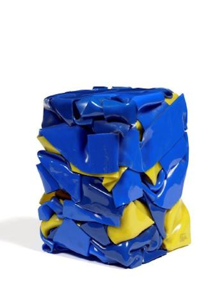 Compression, bleu jaune , by César