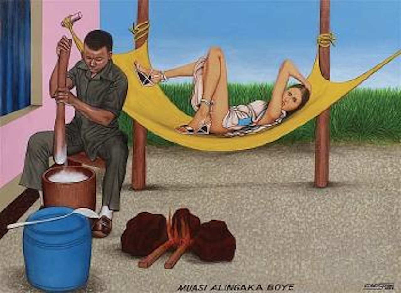 Muasi Alingaka Boye (ce que veut la femme) ,
1999 by Chéri Samba