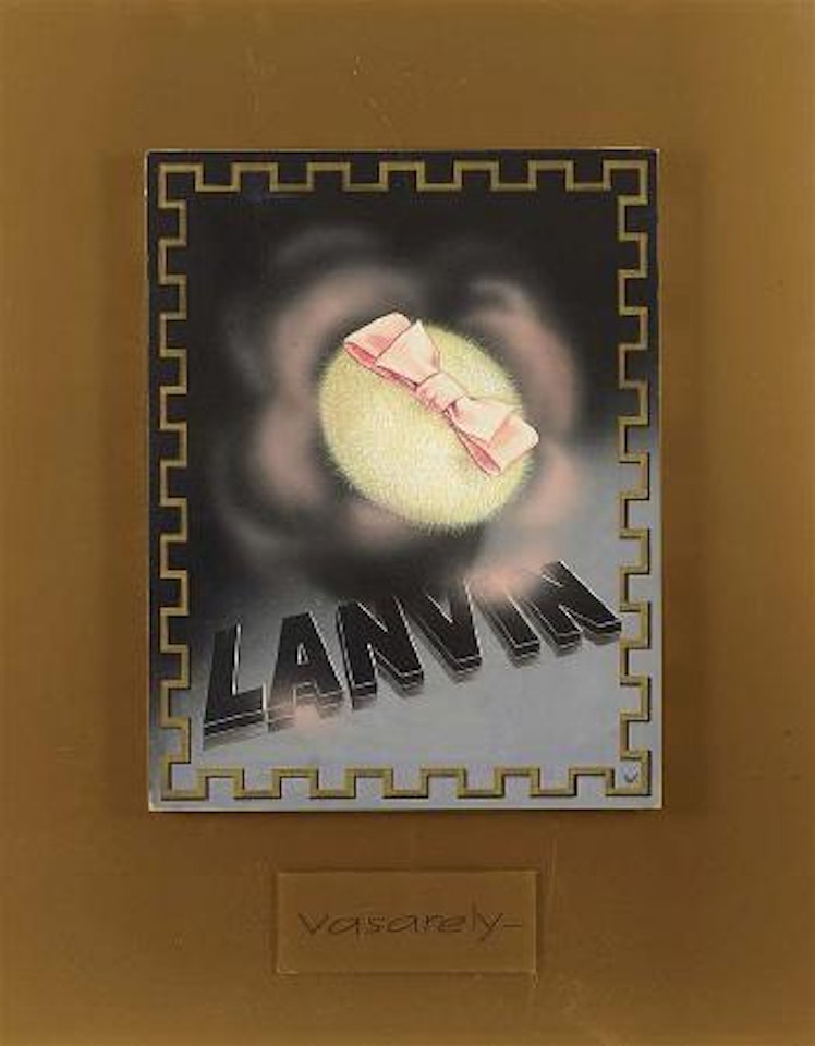 Lanvin ,
Circa
1939
-
1940 by Victor Vasarely