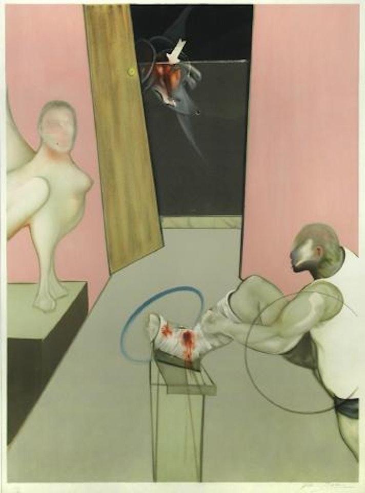 Oedipus and the Sphinx (after Ingres) ,
1984 by Francis Bacon