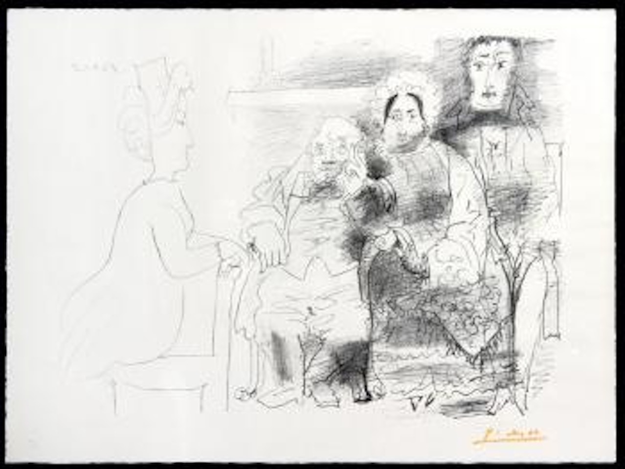 Portrait de Famille ,
1962 by Pablo Picasso