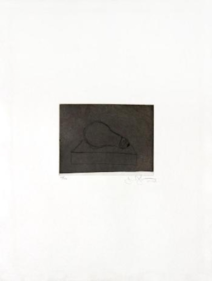 Lightbulb ,
1967
-
1969 by Jasper Johns