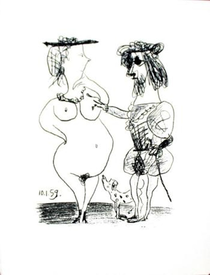 Le Seigneur et la Dame ,
1972 by Pablo Picasso