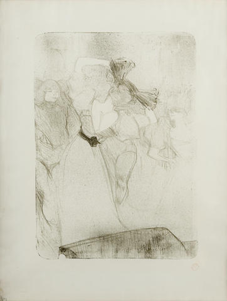 Lender de dos, dansant le Boléro, dans Chilpéric by Henri de Toulouse-Lautrec