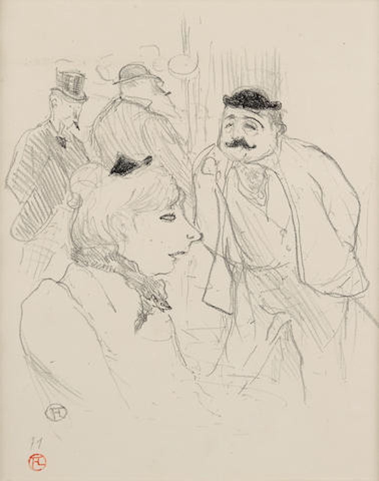La Tige- Moulin Rouge by Henri de Toulouse-Lautrec