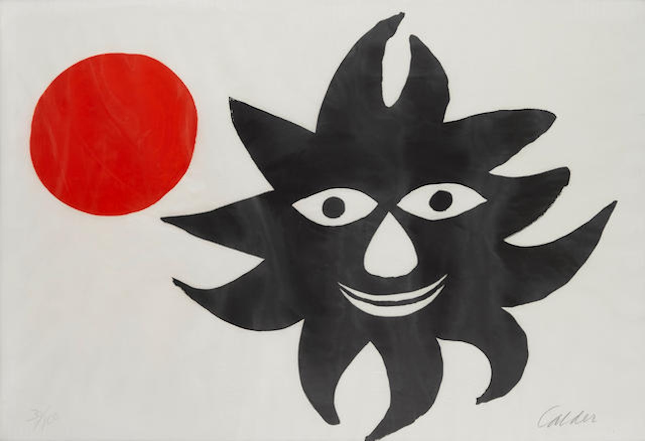 Red Moon and Black Sun by Alexander Calder