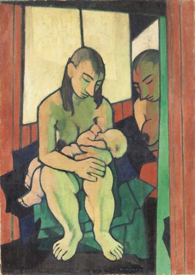 La madre (Maternità) by Felice Casorati