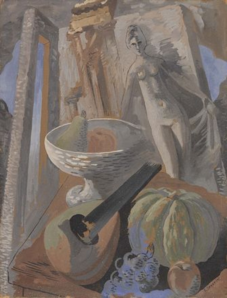 Composizione (Realtà presenti e lontane) by Gino Severini