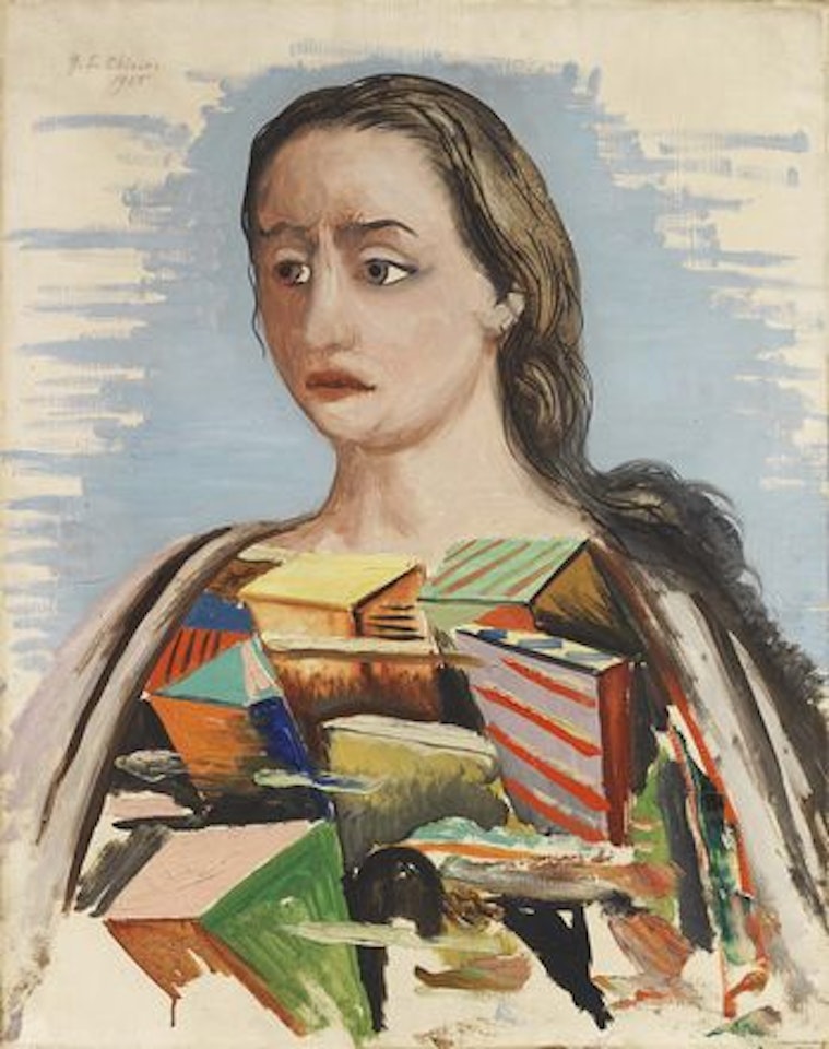 La moglie del filosofo by Giorgio de Chirico