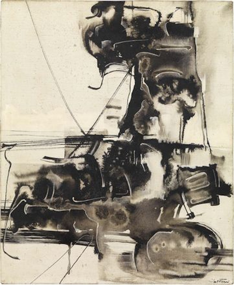 Charites endormie by Gianni Bertini