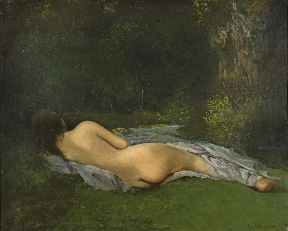 LA DORMEUSE by Gustave Courbet