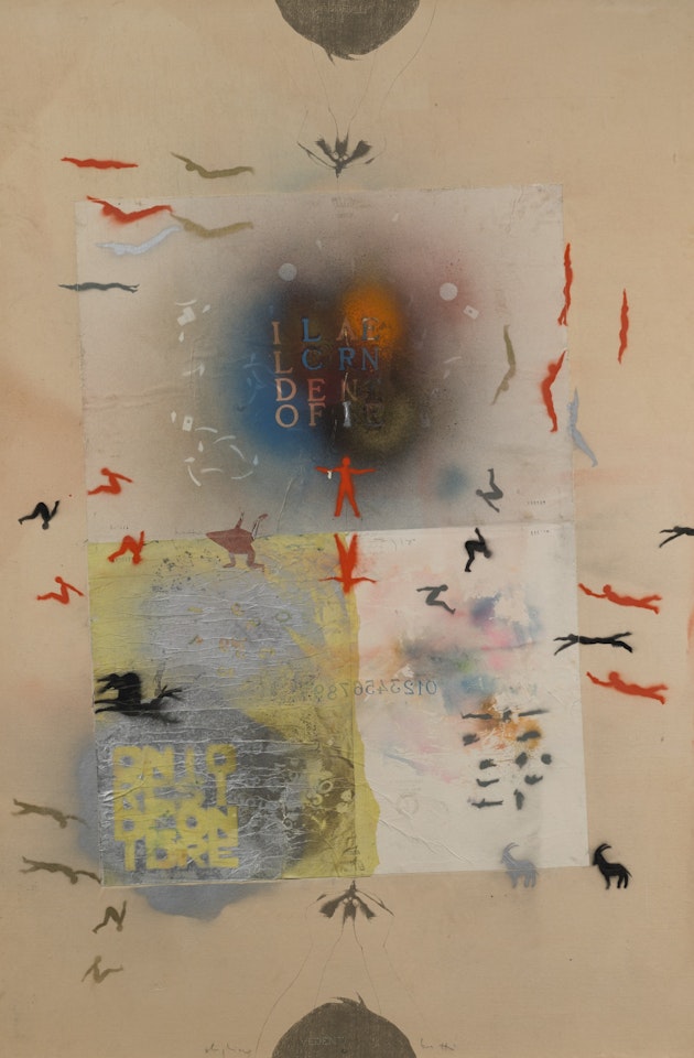 SENZA TITOLO (TRA SÉ E SÉ) by Alighiero Boetti