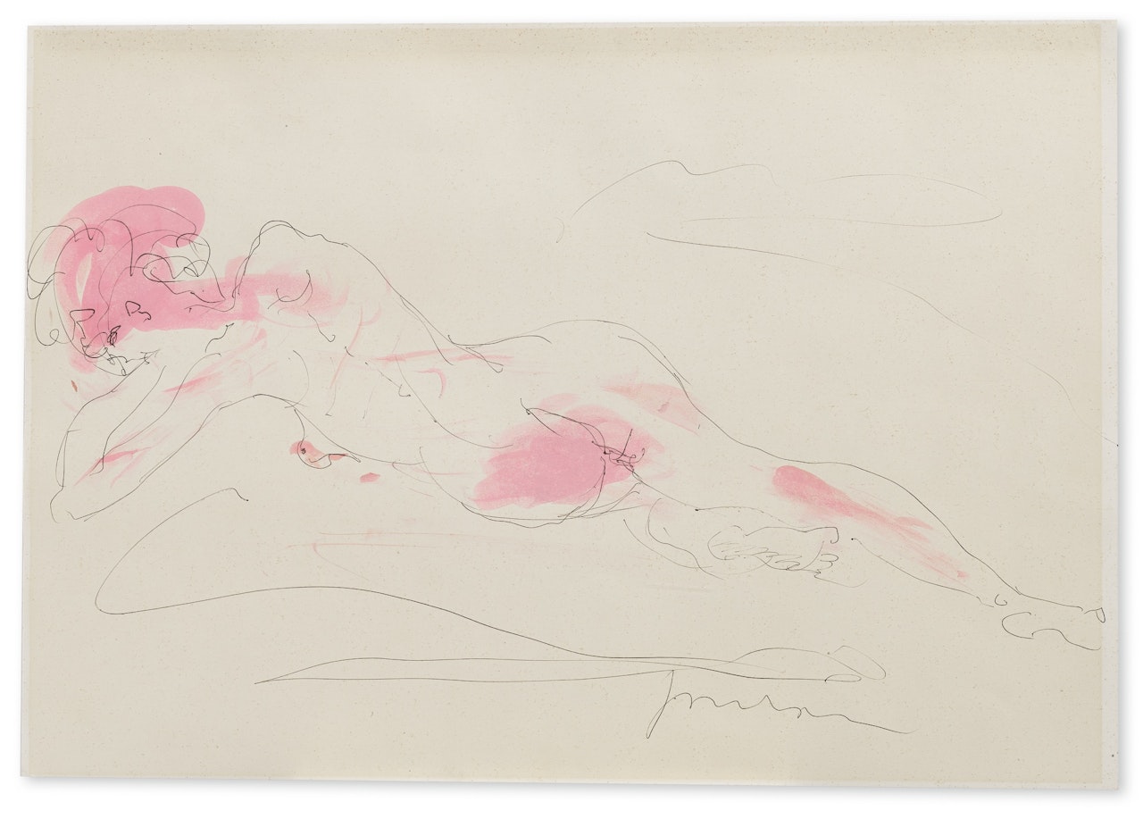 NUDO FEMMINILE by Lucio Fontana