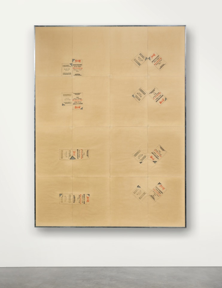 SALE E ZUCCHERO by Alighiero Boetti