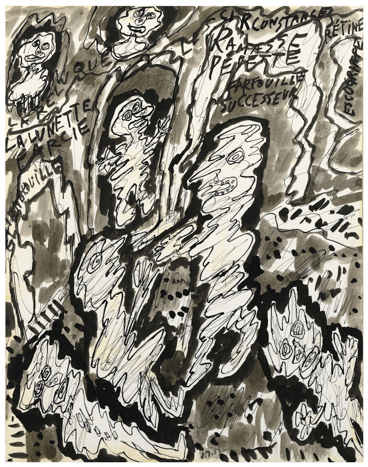 LA RELUQUE by Jean Dubuffet