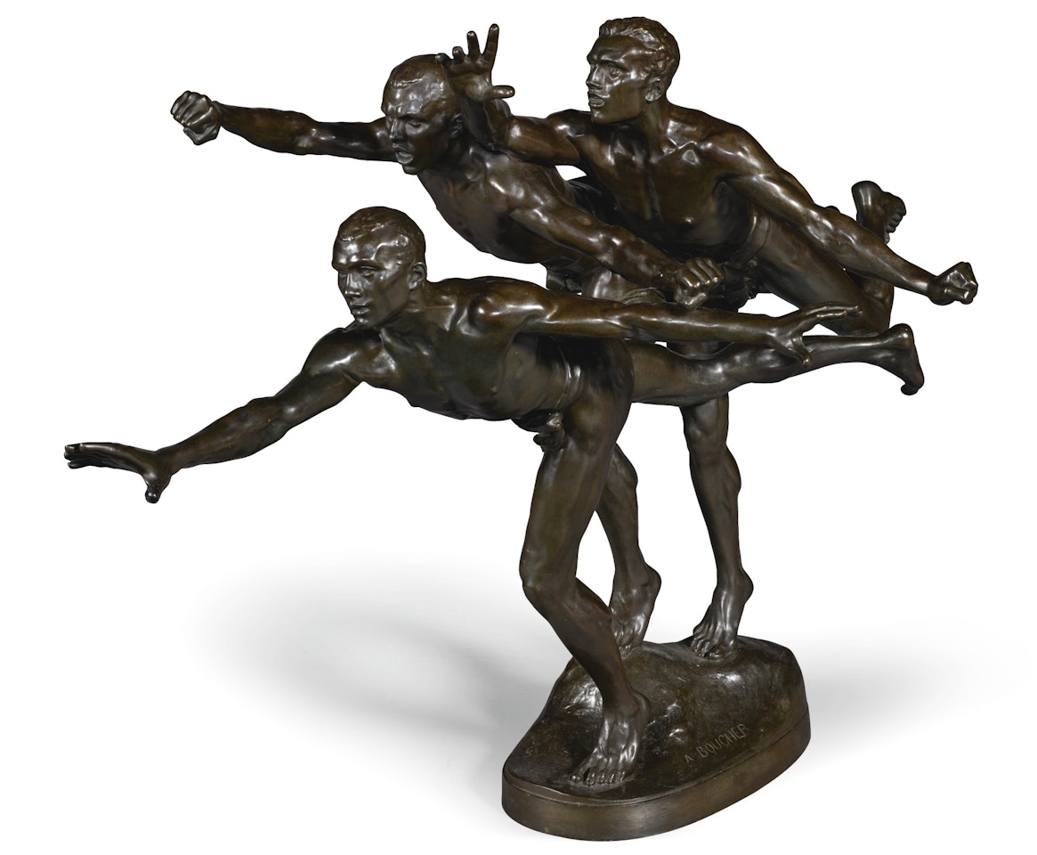 AU BUT (THE FINISHING LINE) by Alfred Boucher