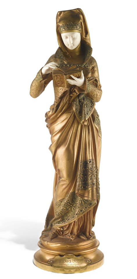 LA LISEUSE (A WOMAN READING) by Albert-Ernest Carrier-Belleuse