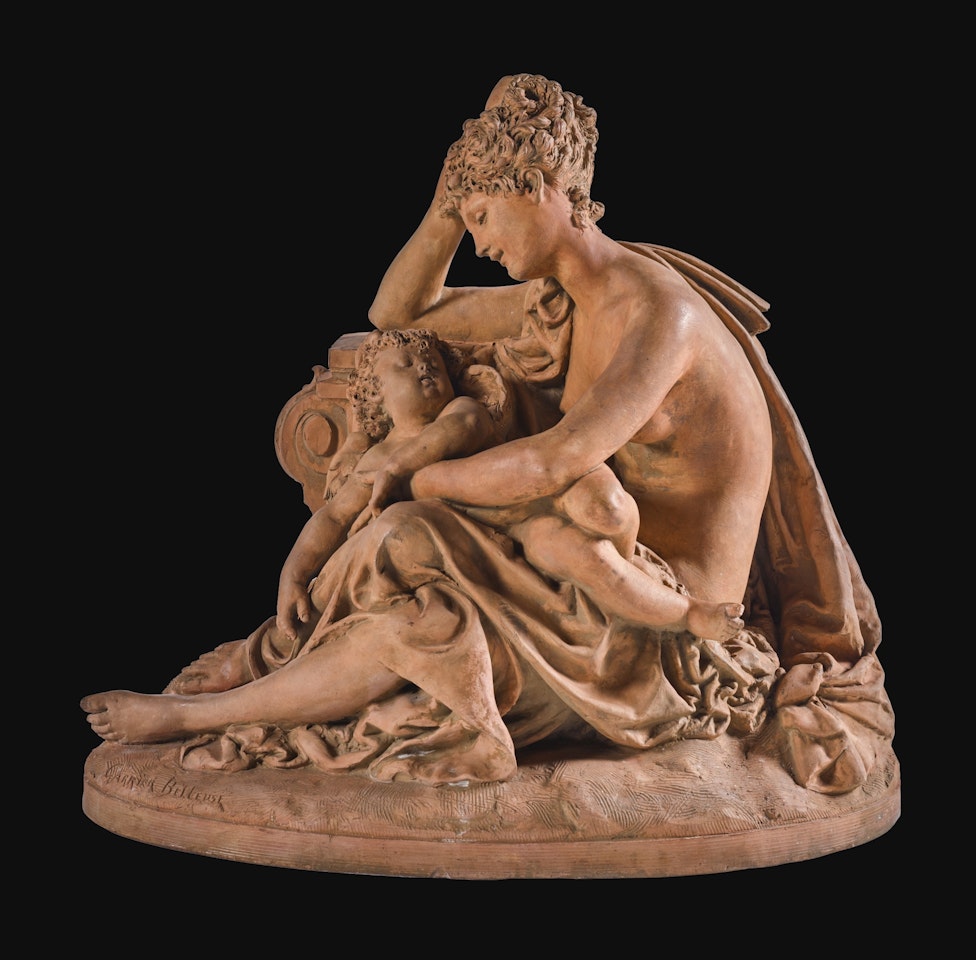 VENUS AND CUPID by Albert-Ernest Carrier-Belleuse