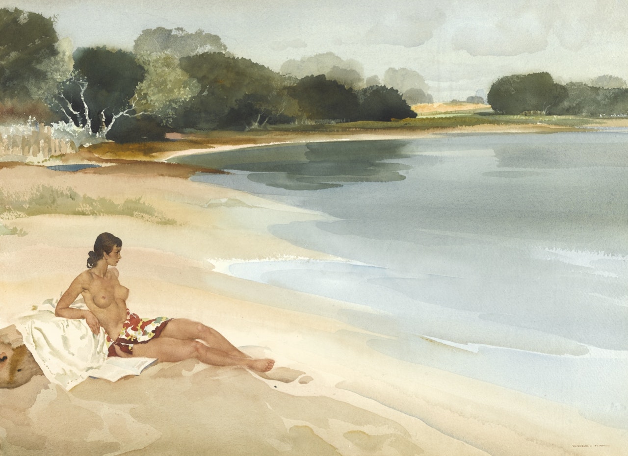 PHILIPPA IN SEPTEMBER by William Russell Flint