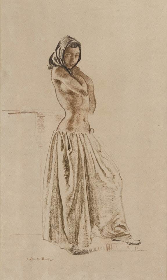 A GYPSY MODEL by William Russell Flint