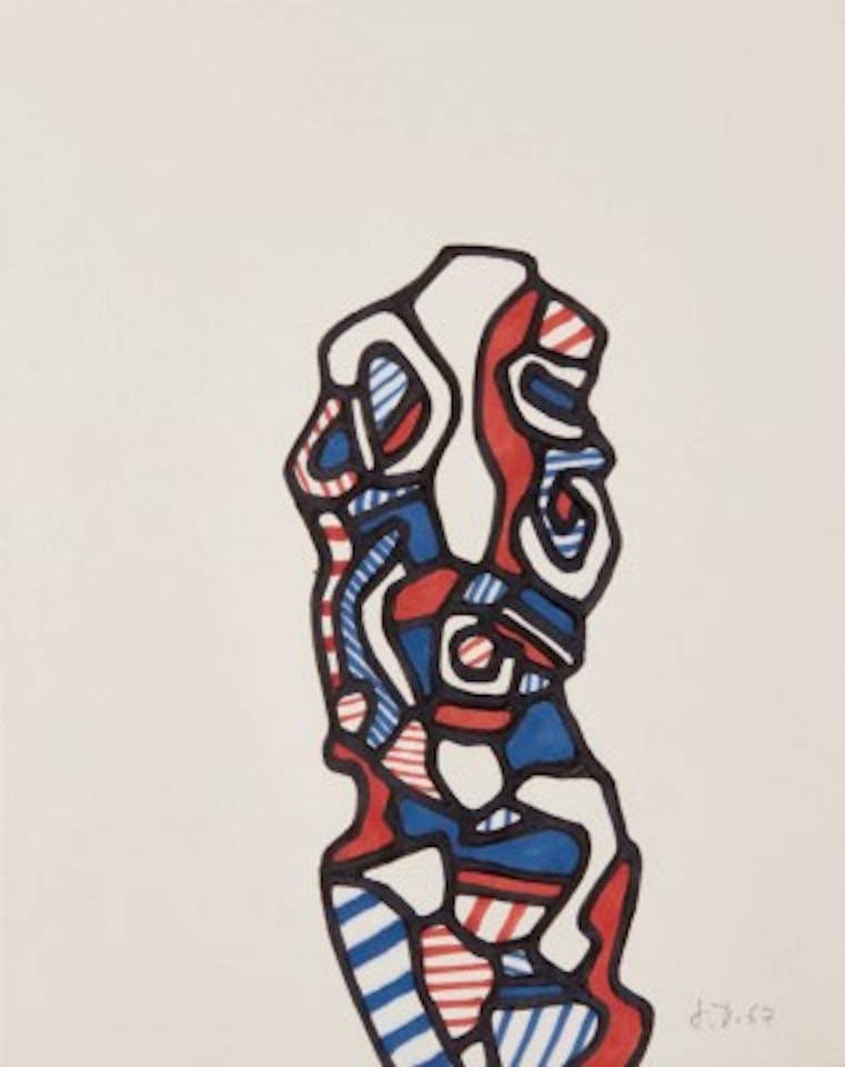 Personnage (buste) by Jean Dubuffet