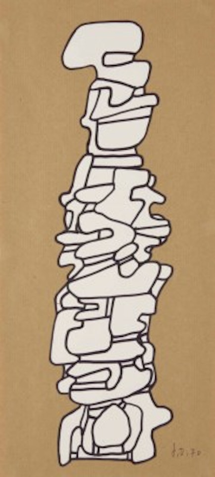 Obélisque by Jean Dubuffet