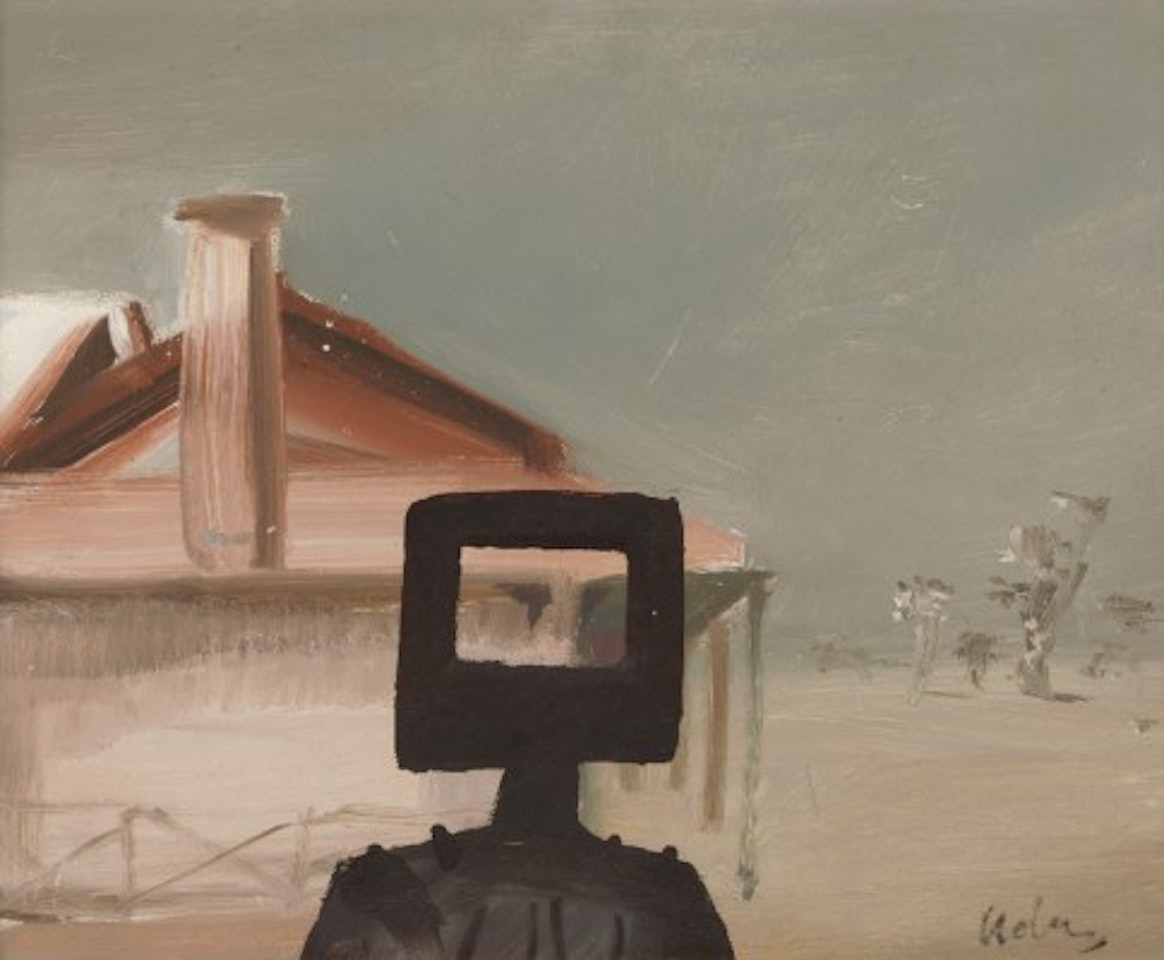 Sketch for Ned Kelly by Sidney Nolan