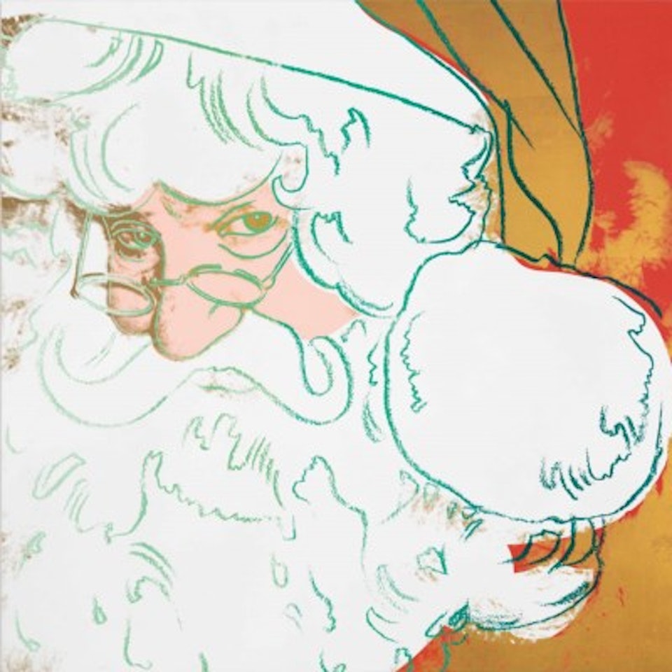 Santa Claus (from Myths) by Andy Warhol