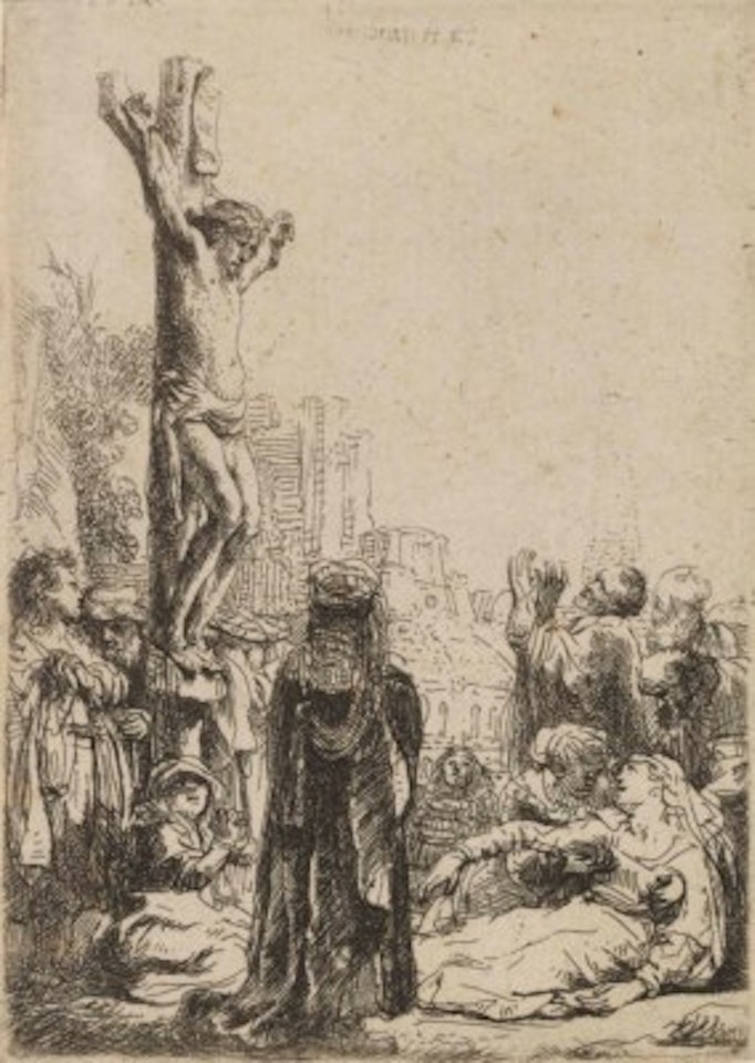 The Crucifixion by Attributed to Rembrandt Harmensz van Rijn