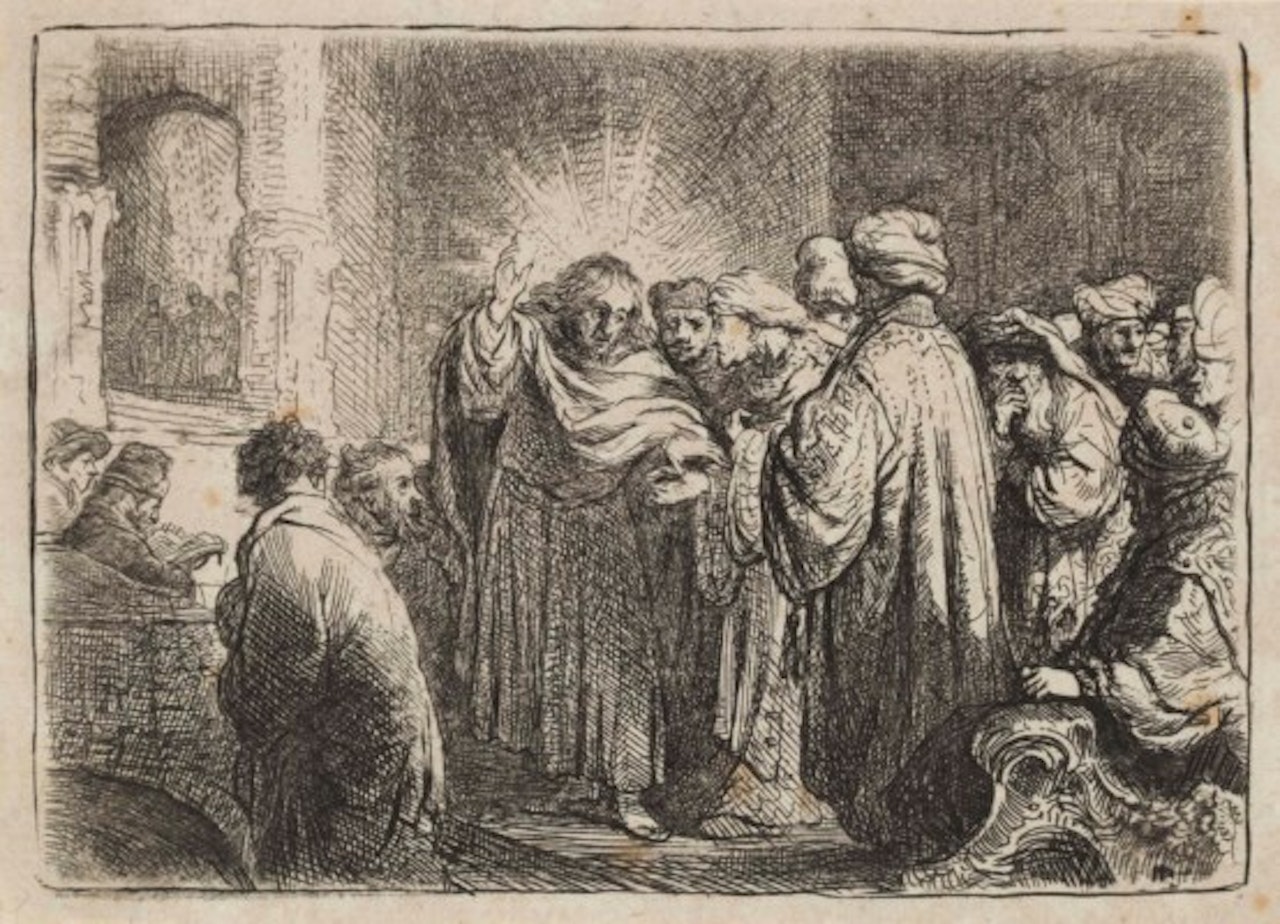 The Tribute Money by Attributed to Rembrandt Harmensz van Rijn
