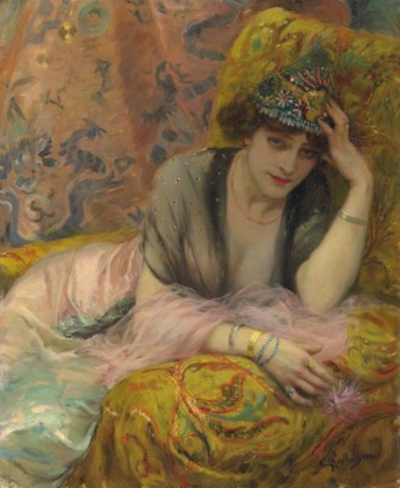 La danseuse by Georges Antoine Rochegrosse