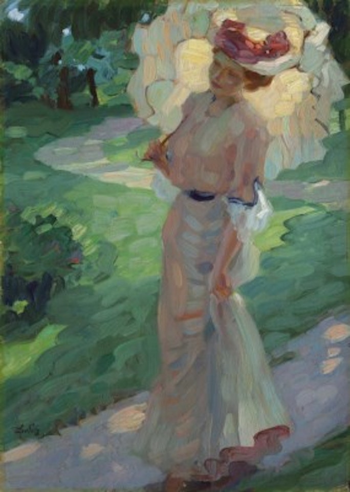 A summer day in the Park by Leo Putz