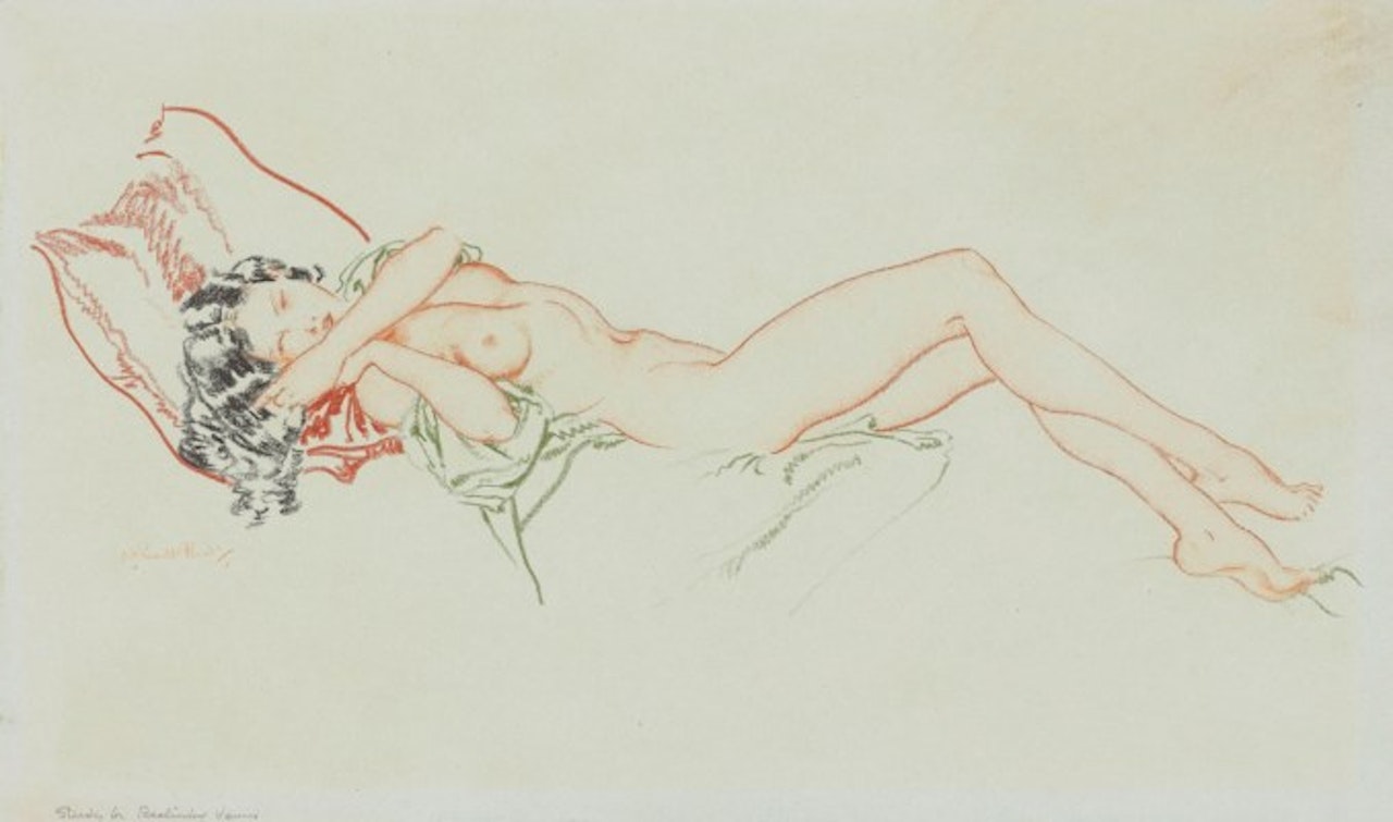 Study for 'Reclining Venus' by William Russell Flint