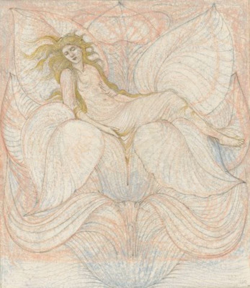 The Heart of the Lotus by Edward Coley Burne-Jones