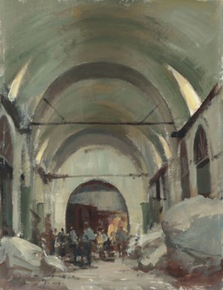 In the covered market, Istanbul by Edward Seago